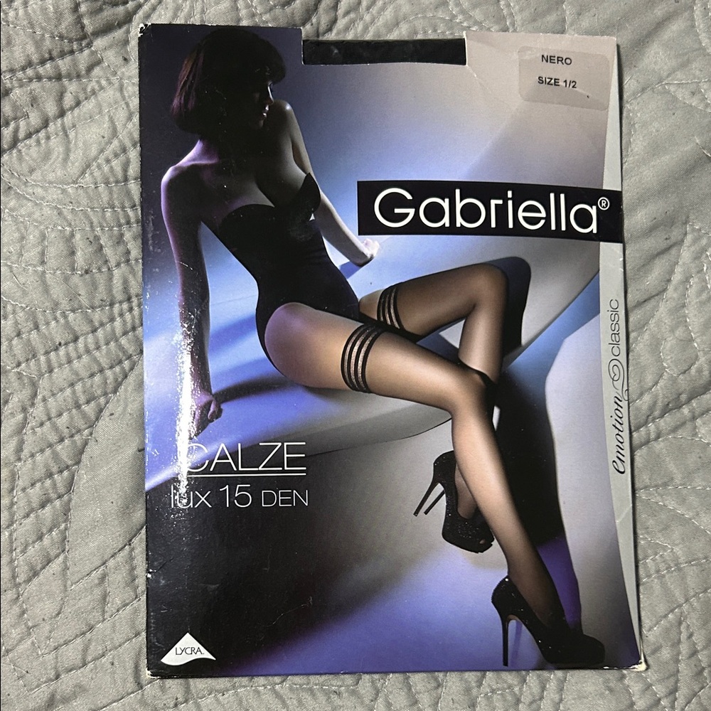 Gabriella Black Sheer Tights